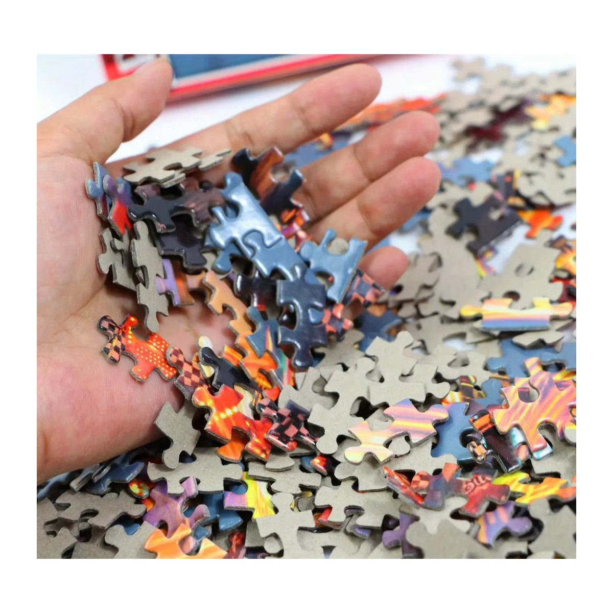 MaxRenard Puzzle für Erwachsene mit Malerei Denkmal Tal Motiv, 500 Teile, mehrfarbig, B: 46 cm, H: 28 cm - Bild 5