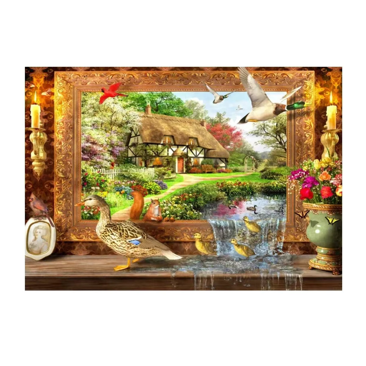 MaxRenard Puzzle für Erwachsene mit Teichtiermotiv, 1000 Teile, B: 75 cm, H: 50 cm, mehrfarbig - Bild 6