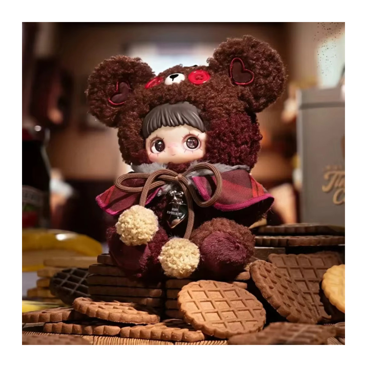 Maymei Tiny Bear Cookie Serie Blind Box Mystery Box mit mehrfarbigen Anime-Figuren als Desktop-Ornament - Bild 3
