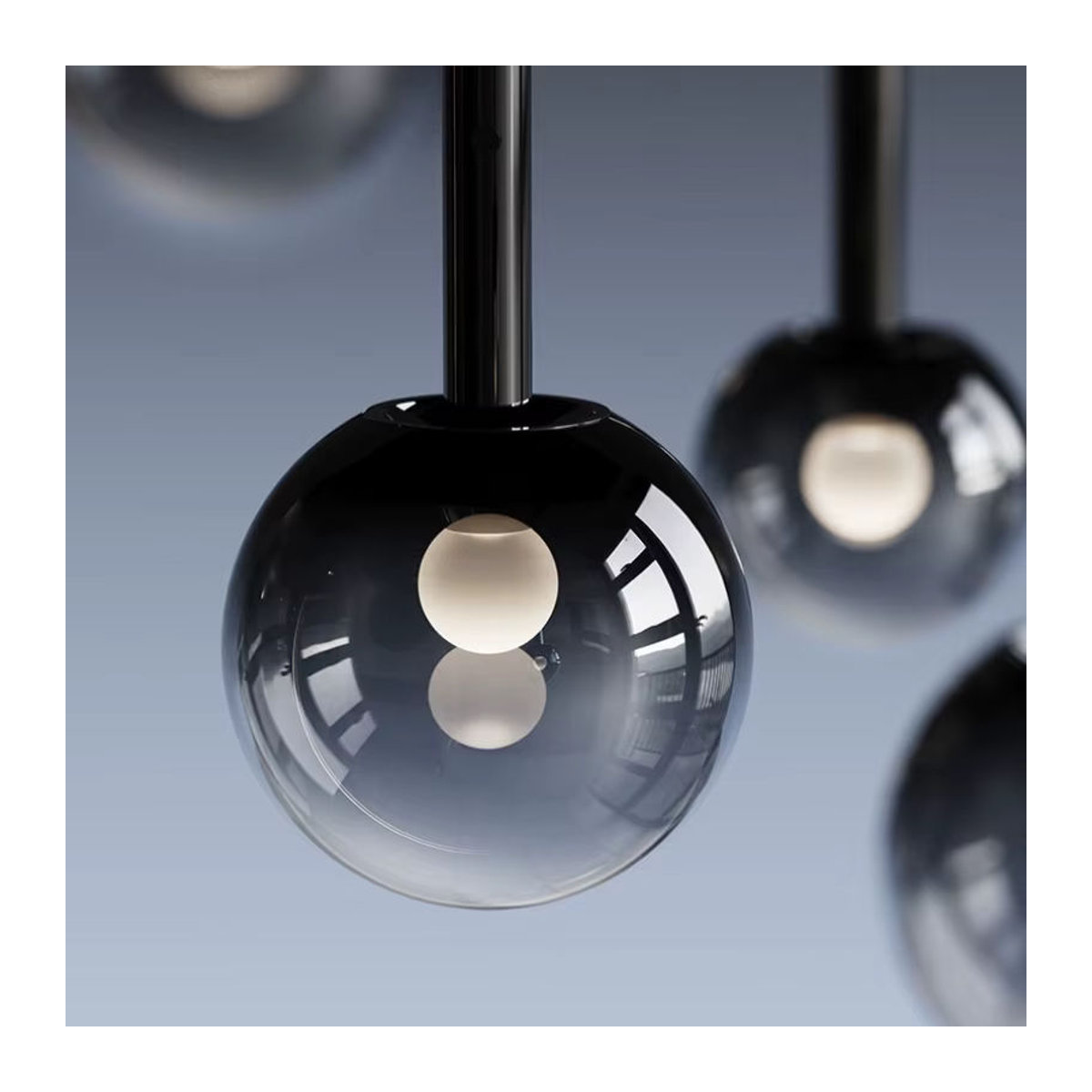 Maytoni Kronleuchter im italienischen Stil aus Glas in Schwarz für dein Schlafzimmer - Bild 3