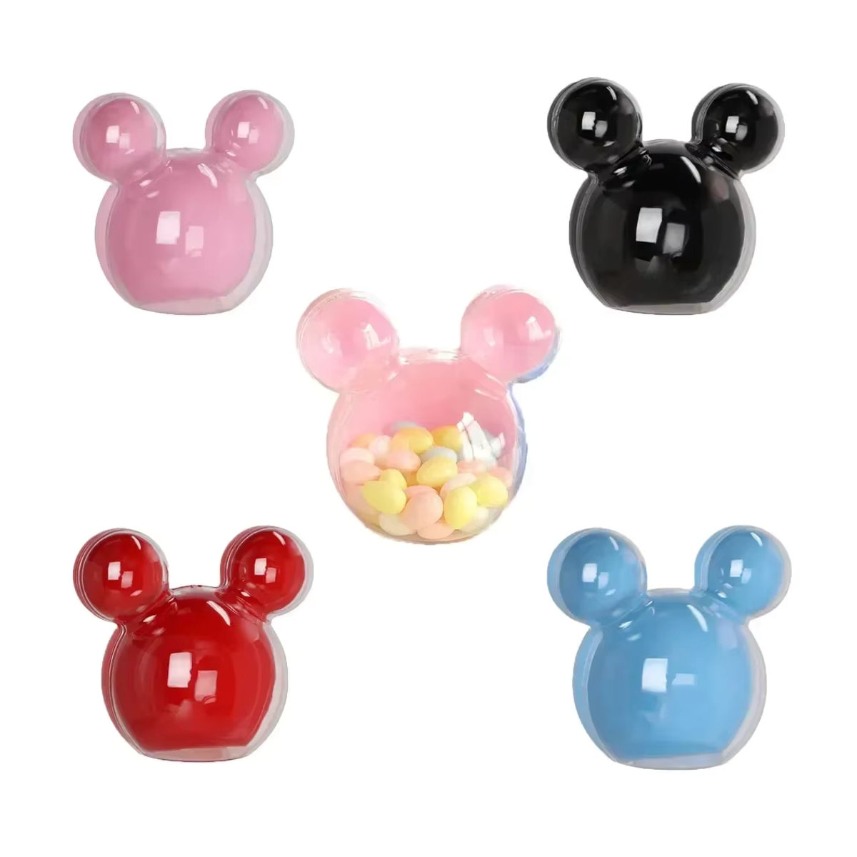Mckey Mouse 12-teilige Süßigkeitenschachtel aus Kunststoff für Kindergeburtstage in Blau und Mehrfarbig - Bild 5