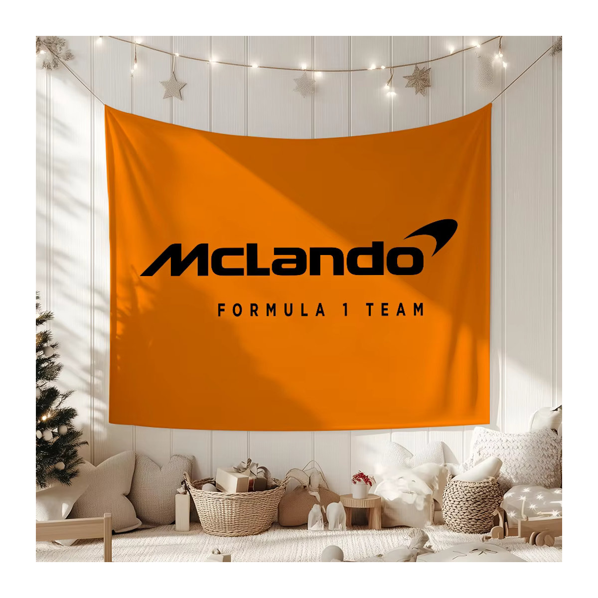 McLaren Wandbanner aus Textil, mehrfarbig, rechteckig, B: 60 cm, H: 40 cm - Bild 4