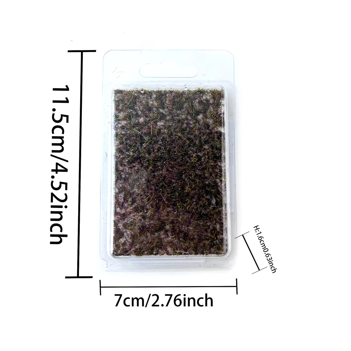 MDWD Wetland-Grascluster-Modell in Grün für DIY-Landschaften und Sandtischdekoration, 5 mm unregelmäßiges Rasenmaterial für pädagogisches Lernen - Bild 5