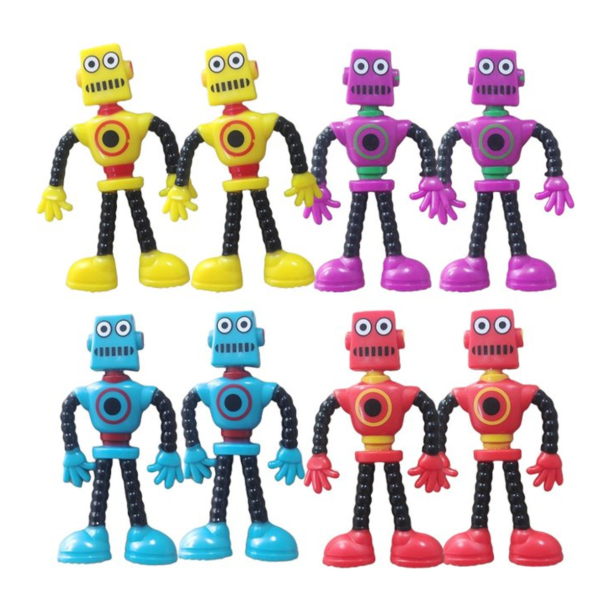 Meade Drehbarer Draht-Roboter als Dekoration und Stressabbau-Spielzeug für Kinder und Erwachsene, Mehrfarbig - Bild 1
