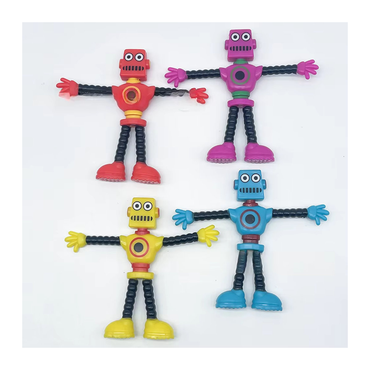 Meade Drehbarer Draht-Roboter als Dekoration und Stressabbau-Spielzeug für Kinder und Erwachsene, Mehrfarbig - Bild 4