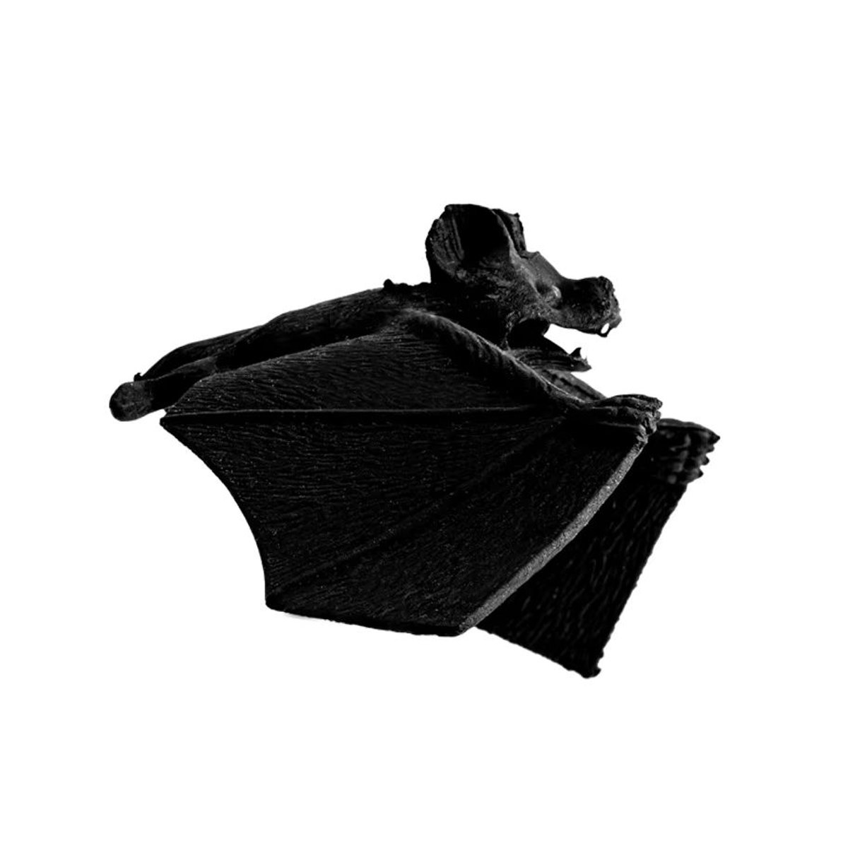 Meade Halloween Fledermaus aus schwarzem Weichgummi als Grusel-Deko und Streichartikel - Bild 6