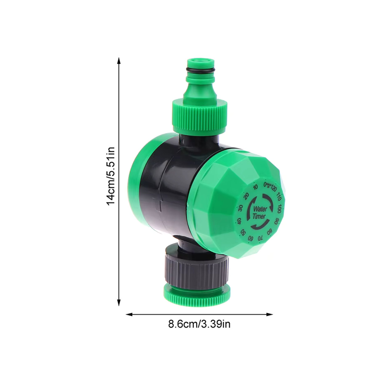 Mechanischer Bewässerungstimer für den Garten in Grün mit 2 Stunden Laufzeit für Tropfbewässerung und automatische Pflanzenpflege - Bild 5