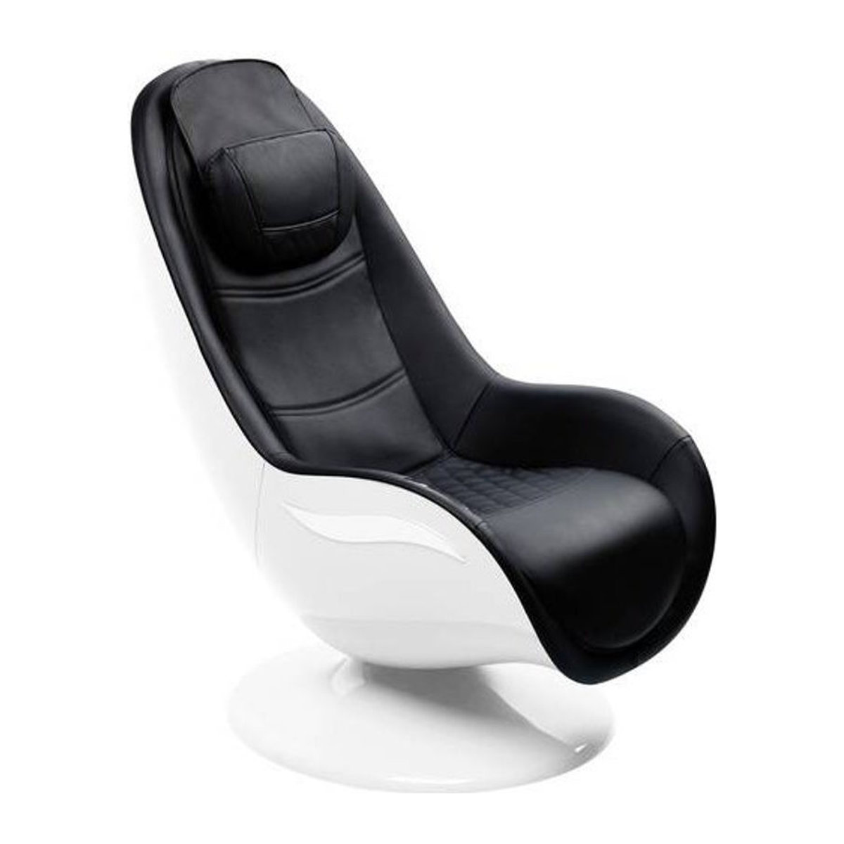 Medisana RS 660 Lounge Massagesessel in Schwarz/Weiß mit Kunstleder - Bild 1