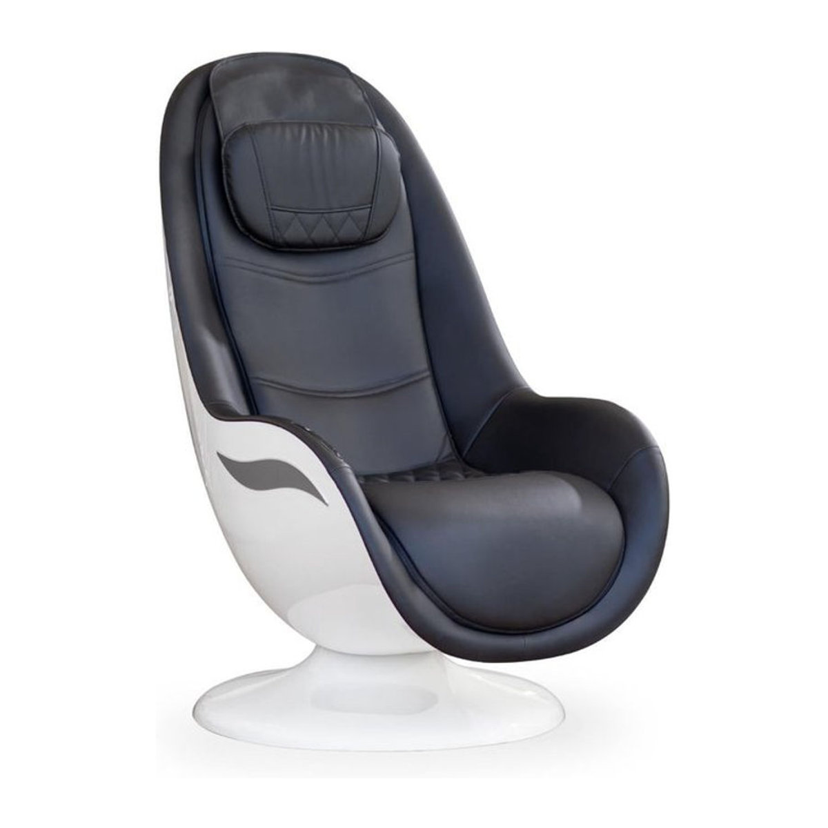 Medisana RS 660 Lounge Massagesessel in Schwarz/Weiß mit Kunstleder - Bild 2