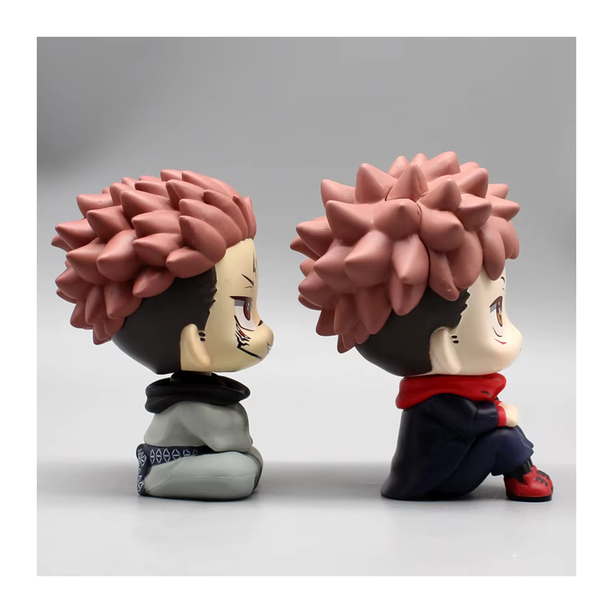 Mega House Jujutsu Kaisen Anime Figur Q-Version Itadori Yuji und Ryomen Sukuna Modell, mehrfarbig, Höhe: 11 cm - Bild 4