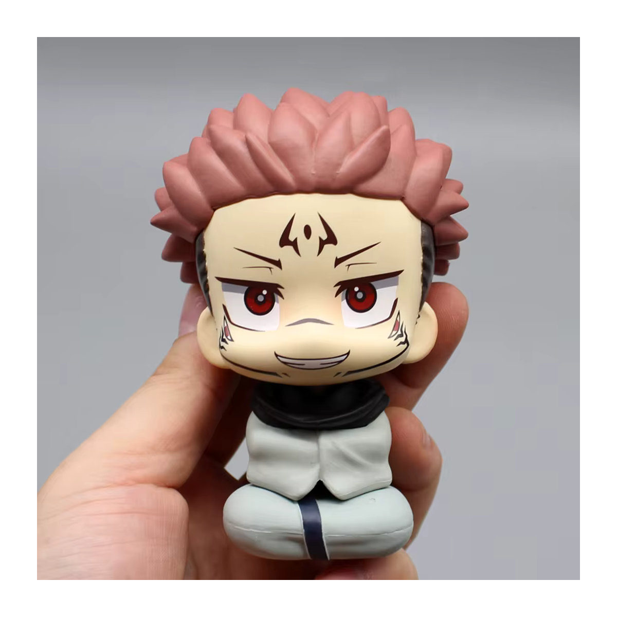 Mega House Jujutsu Kaisen Anime Figur Q-Version Itadori Yuji und Ryomen Sukuna Modell, mehrfarbig, Höhe: 11 cm - Bild 6