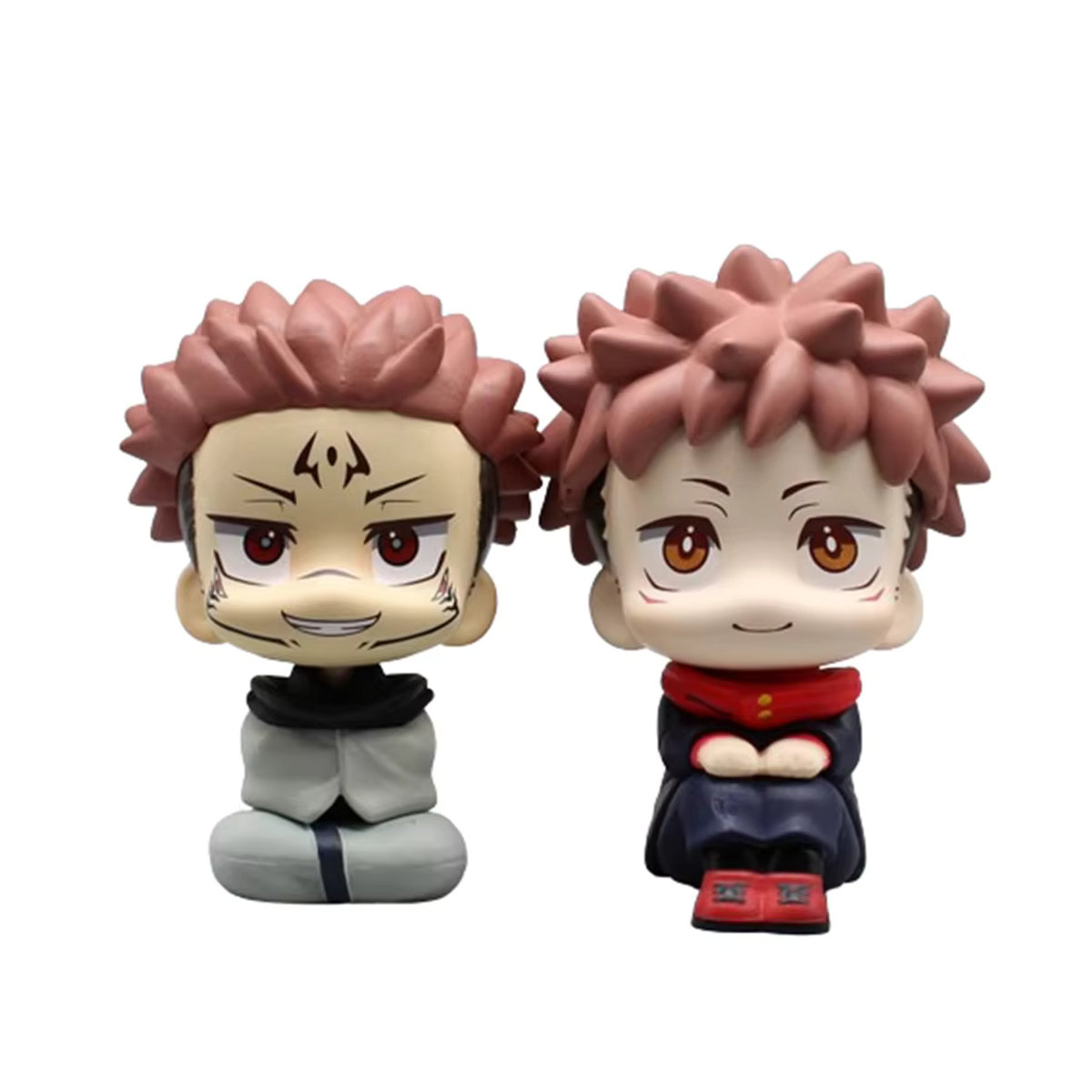 Mega House Jujutsu Kaisen Anime Figur Q-Version Itadori Yuji und Ryomen Sukuna Modell, mehrfarbig, Höhe: 11 cm - Bild 7