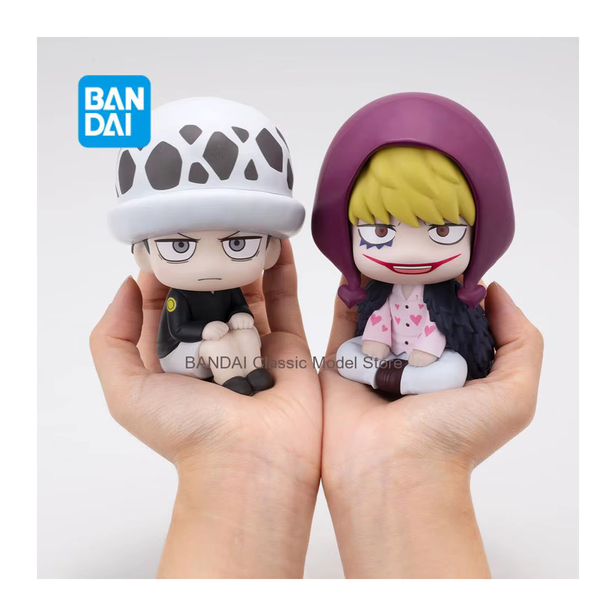 MegaHouse Look up ONE PIECE Actionfigur Trafalgar D. Water Law und Donquixote Rosinante Q-Version Anime-Modell, mehrfarbig, Höhe: 11 cm - Bild 3