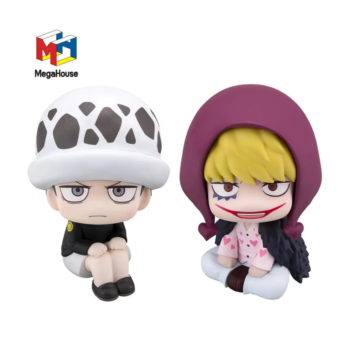 MegaHouse Look up ONE PIECE Actionfigur Trafalgar D. Water Law und Donquixote Rosinante Q-Version Anime-Modell, mehrfarbig, Höhe: 11 cm - Bild 4