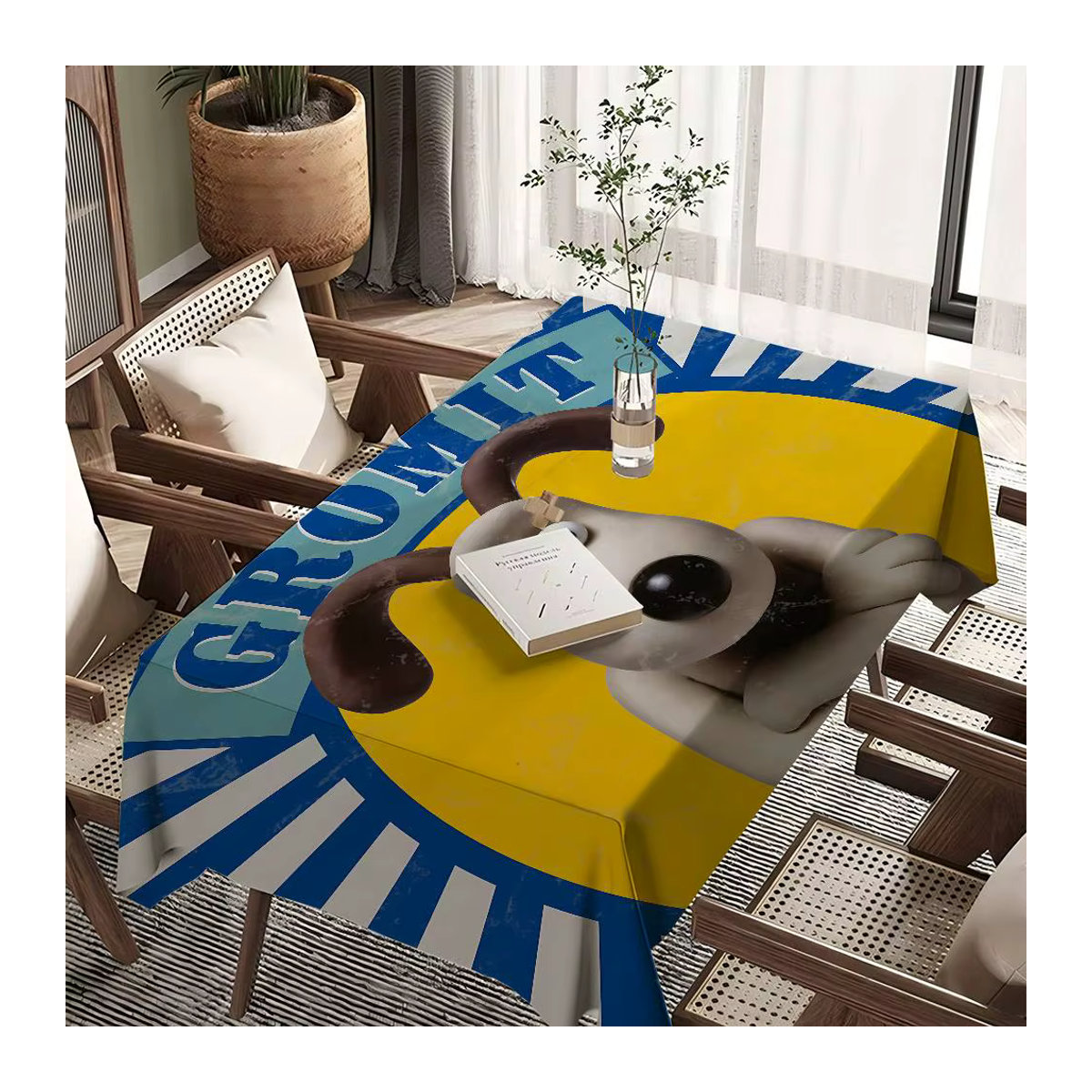Mehrfarbige Cartoon Tischdecke von Potdemiel für Home, Dinner Party oder Hochzeit - Bild 5