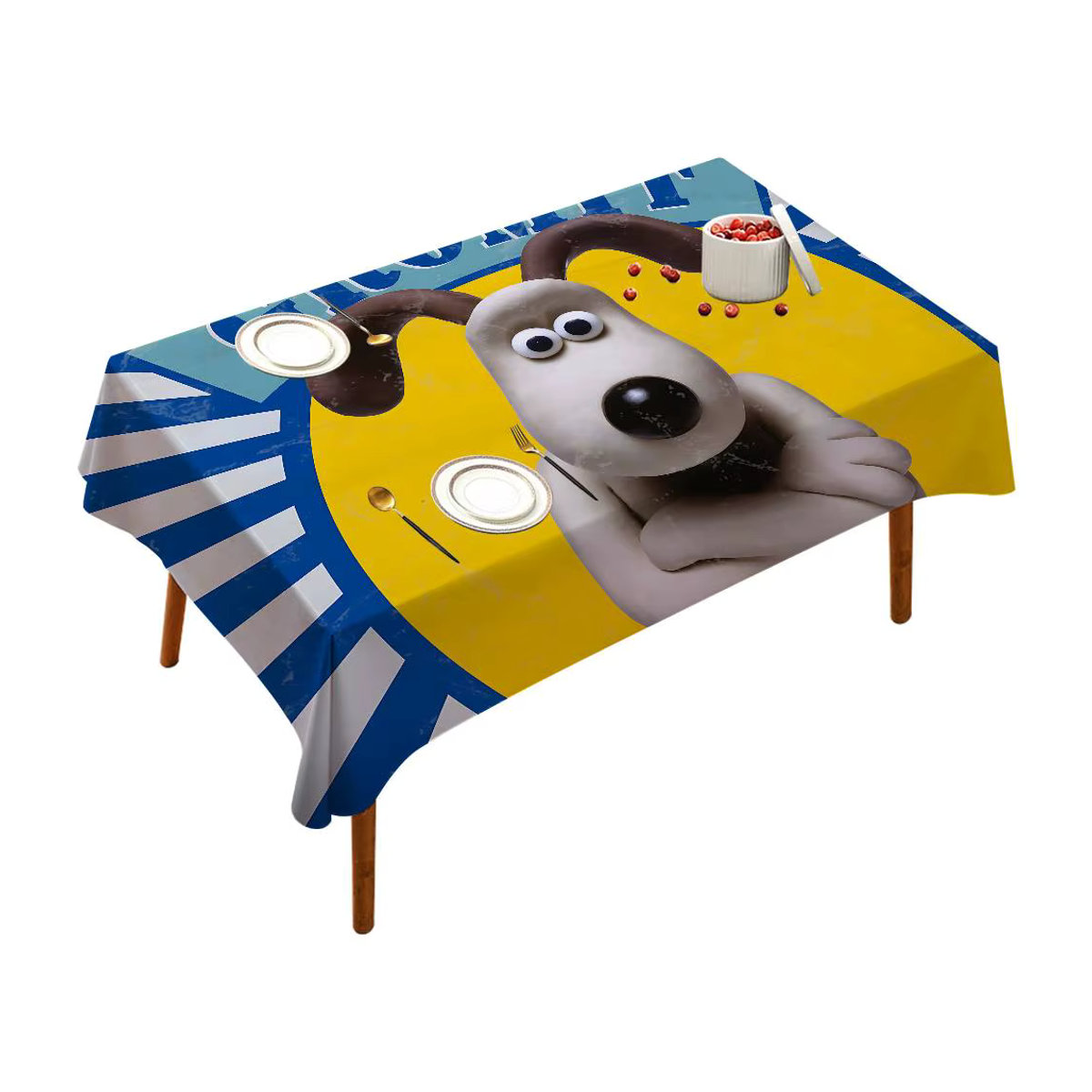 Mehrfarbige Cartoon Tischdecke von Potdemiel für Home, Dinner Party oder Hochzeit - Bild 7