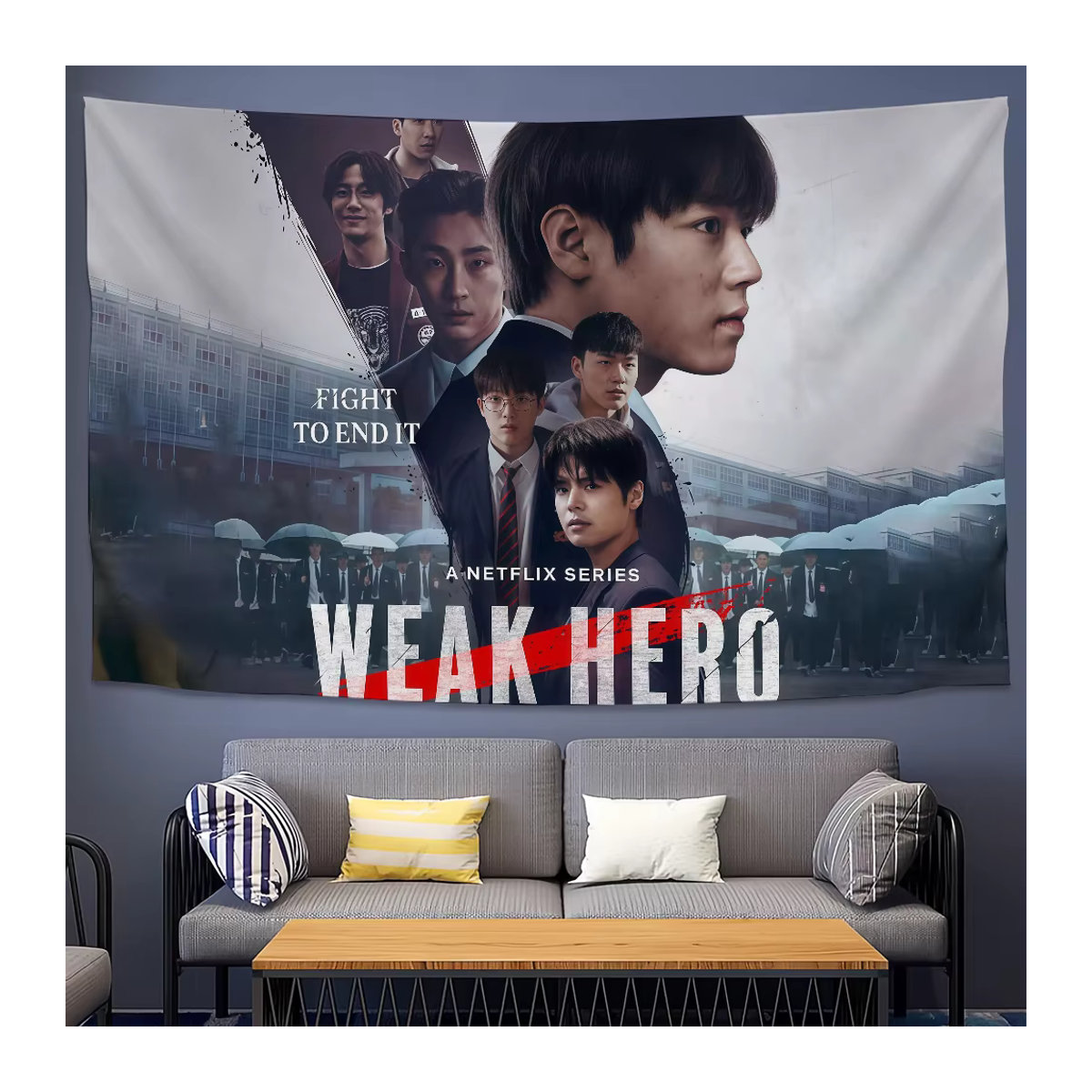 Mehrfarbige W-Weak Hero Klasse 2 Dekoflagge aus Textil für Outdoor, Picknick und Camping - Bild 2