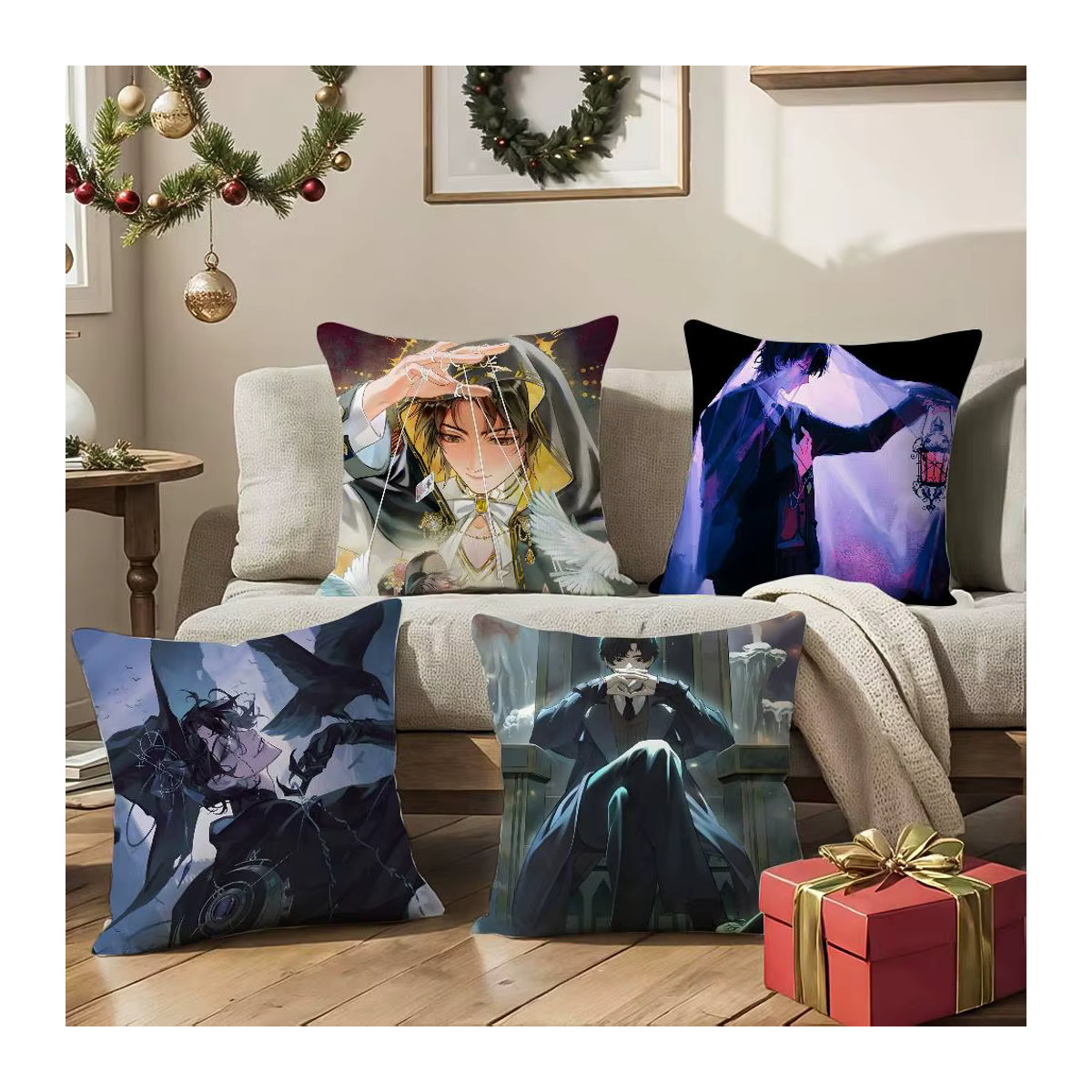 Mehrfarbiger Kissenbezug Lord of Mysteries für dein Sofa und deine Stühle zur Raumdekoration - Bild 2