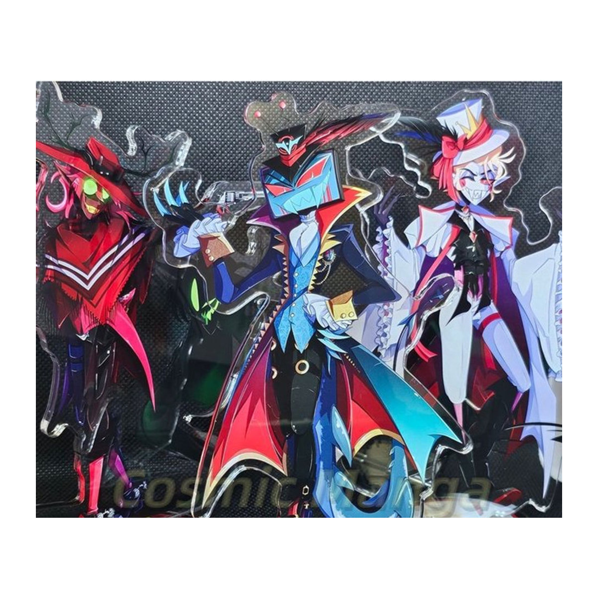 Mehrfarbiges Anime Acryl Desktop Ornament als stehendes Schild aus Kunststoff - Bild 1
