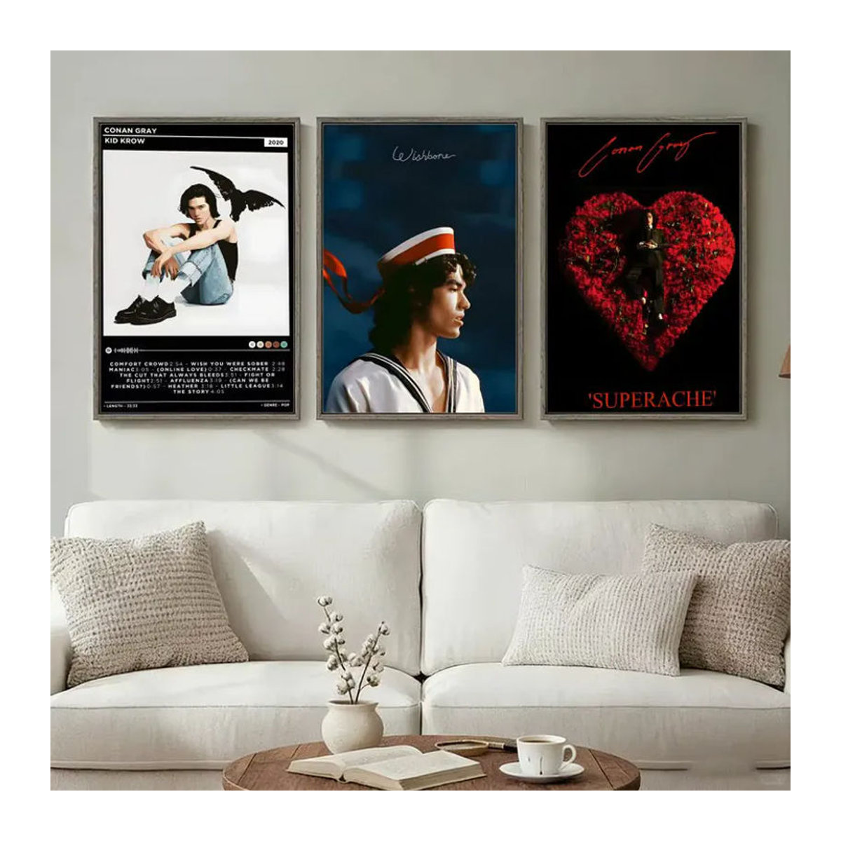 Mehrfarbiges Sänger C-Conans G-Grays Poster als Wandkunstdruck in Hochformat für deine Heimdekoration - Bild 2