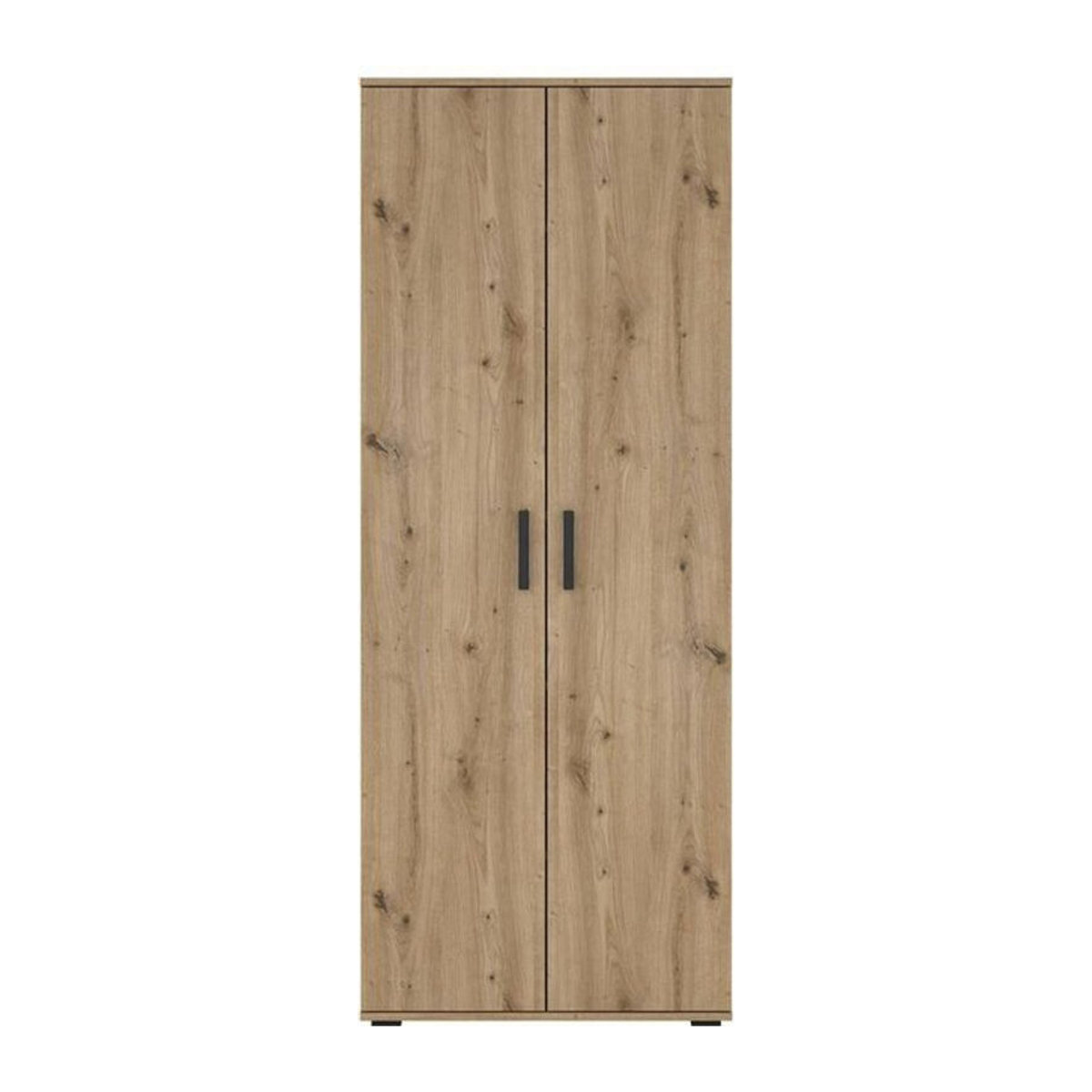 Mehrzweckschrank Mara in Eiche Natur mit Drehtüren, Modern, B/H/T: 70 x 179 x 33,5 cm - Bild 1