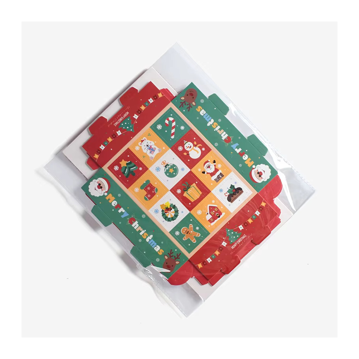 Meidding Advent Kalender Box aus Papier mit 12 Fächern für Kinder, Mehrfarbig, 2 oder 4 Stück - Bild 5