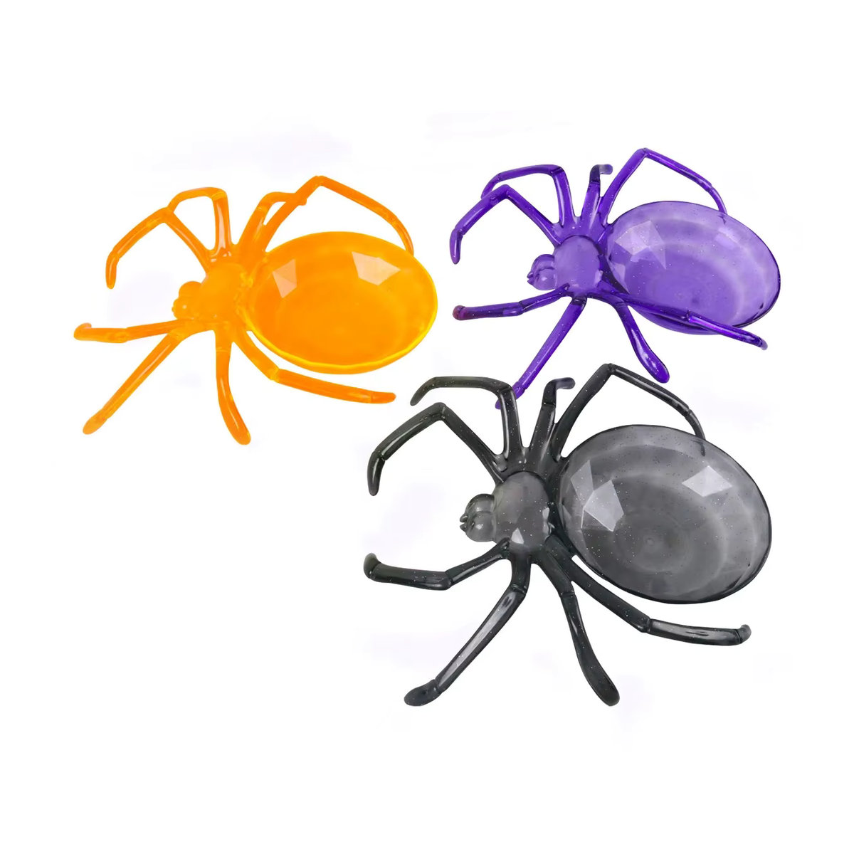 Meidding Halloween Spinnen Candy Bowl aus Kunststoff in Lila und Mehrfarbig für Kinder und Partydeko - Bild 5