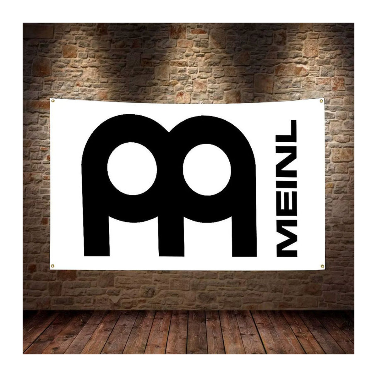 Meinl Drums Logo Wandbanner aus Polyester mit Digitaldruck als dekorative Wandkunst für dein Schlafzimmer, mehrfarbig - Bild 3