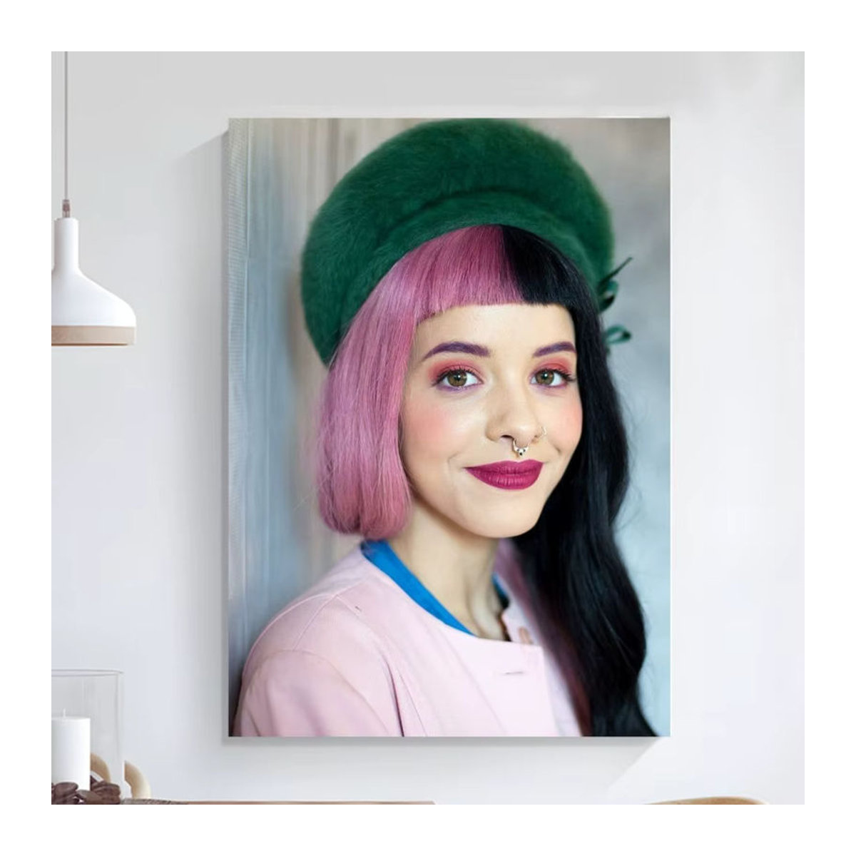 Melanie Martinez Wandkunst Plakat Porträt Mehrfarbig Selbstklebend Hochformat Papier B: 25 cm, H: 25 cm, T: 20 cm - Bild 3