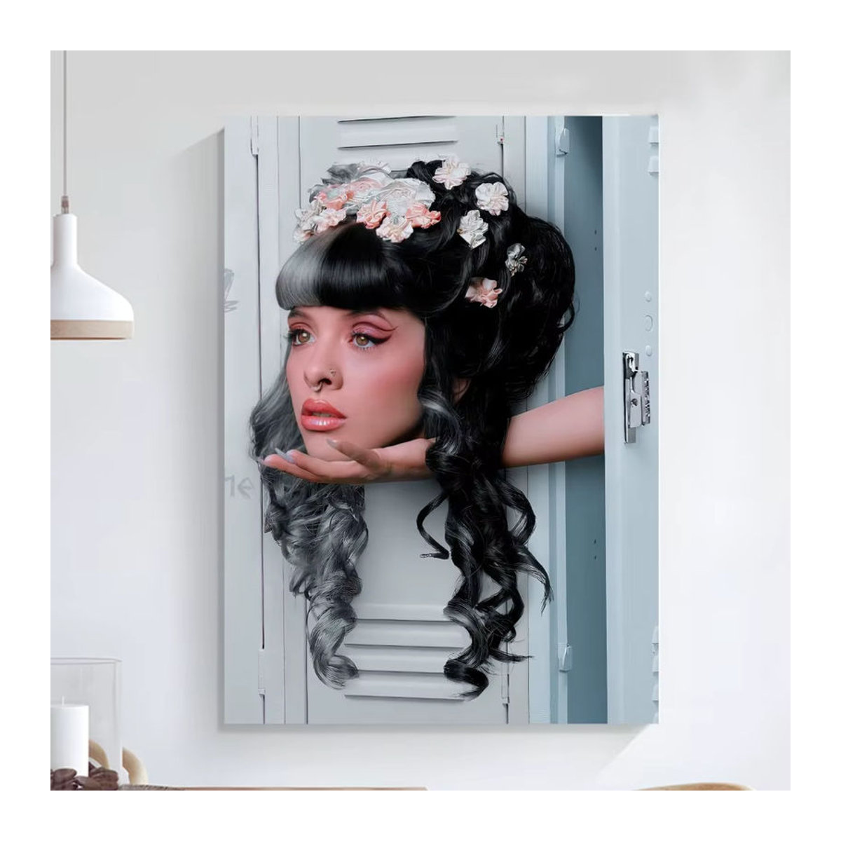 Melanie Martinez Wandkunst Plakat Porträt Mehrfarbig Selbstklebend Hochformat Papier B: 25 cm, H: 25 cm, T: 20 cm - Bild 4