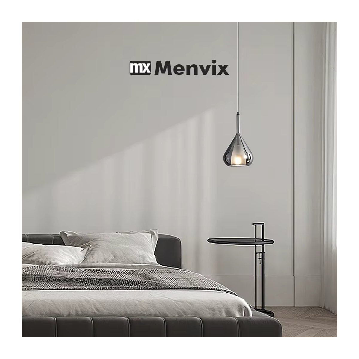 Menvix Modern Kronleuchter aus Glas in Chrom für deine Innenbeleuchtung im Esszimmer oder Salon - Bild 2