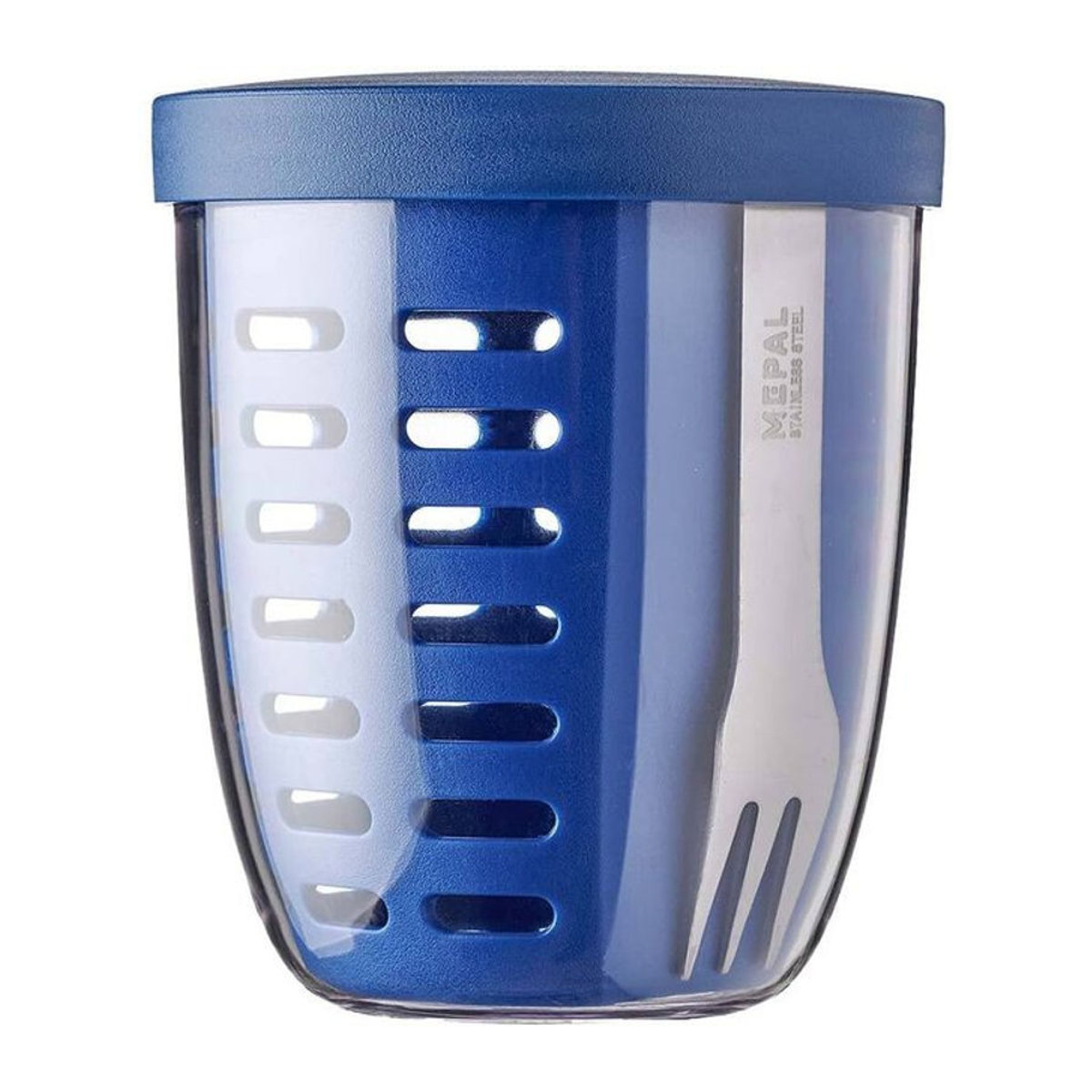 Mepal Fruitpot Ellipse Obstbehälter 600 ml Vivid Blue - Bild 1