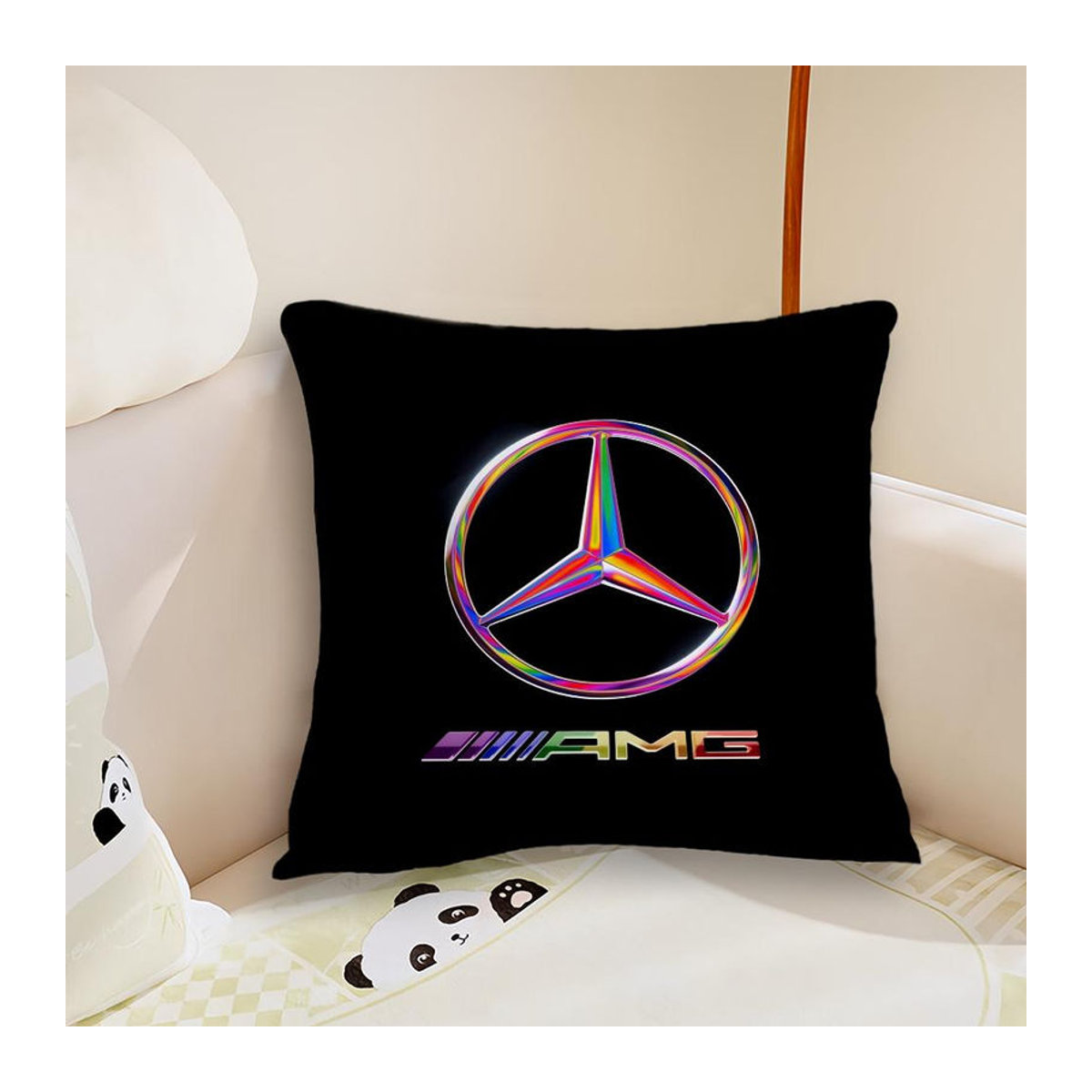 Mercedes-Benz AMG Kissenbezug Sunset Pillow Schwarz B/B: 40,64 x 40,64 cm - Bild 6