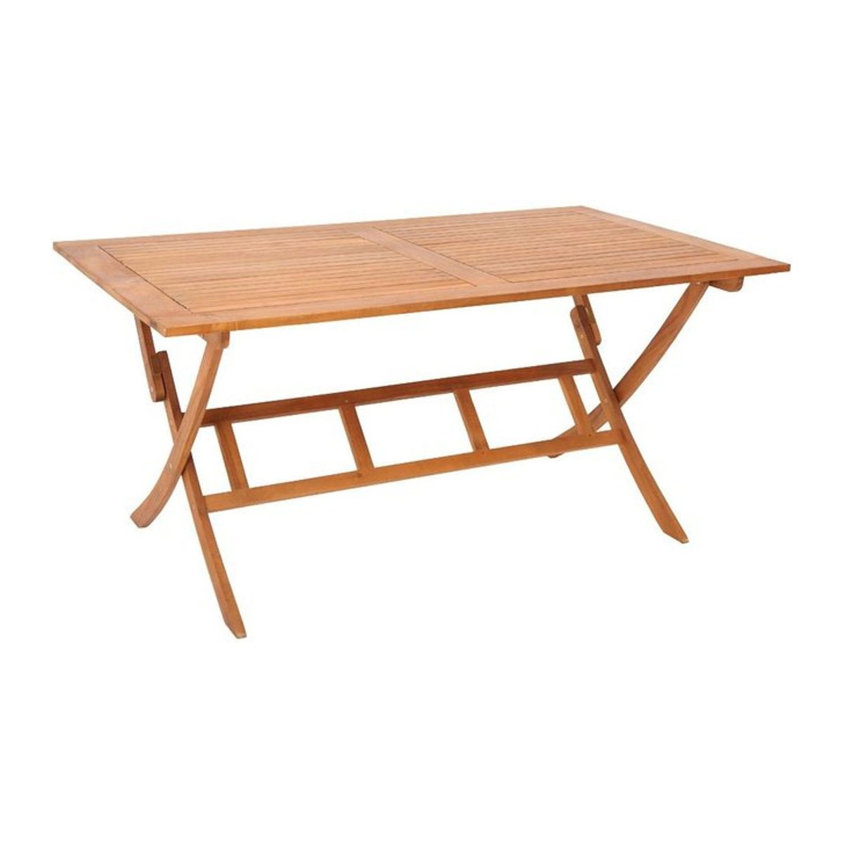 Merxx Klapptisch Gartentisch aus Akazie in Beige, B/T/H: 160 x 90 x 75 cm - Bild 4