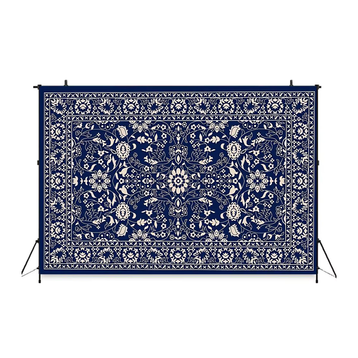 Mesuca Fotohintergrund Persischer Teppich mit floralem Design in Mehrfarbig, Rechteckiges Papier-Poster für Fotografie und Dekoration - Bild 7