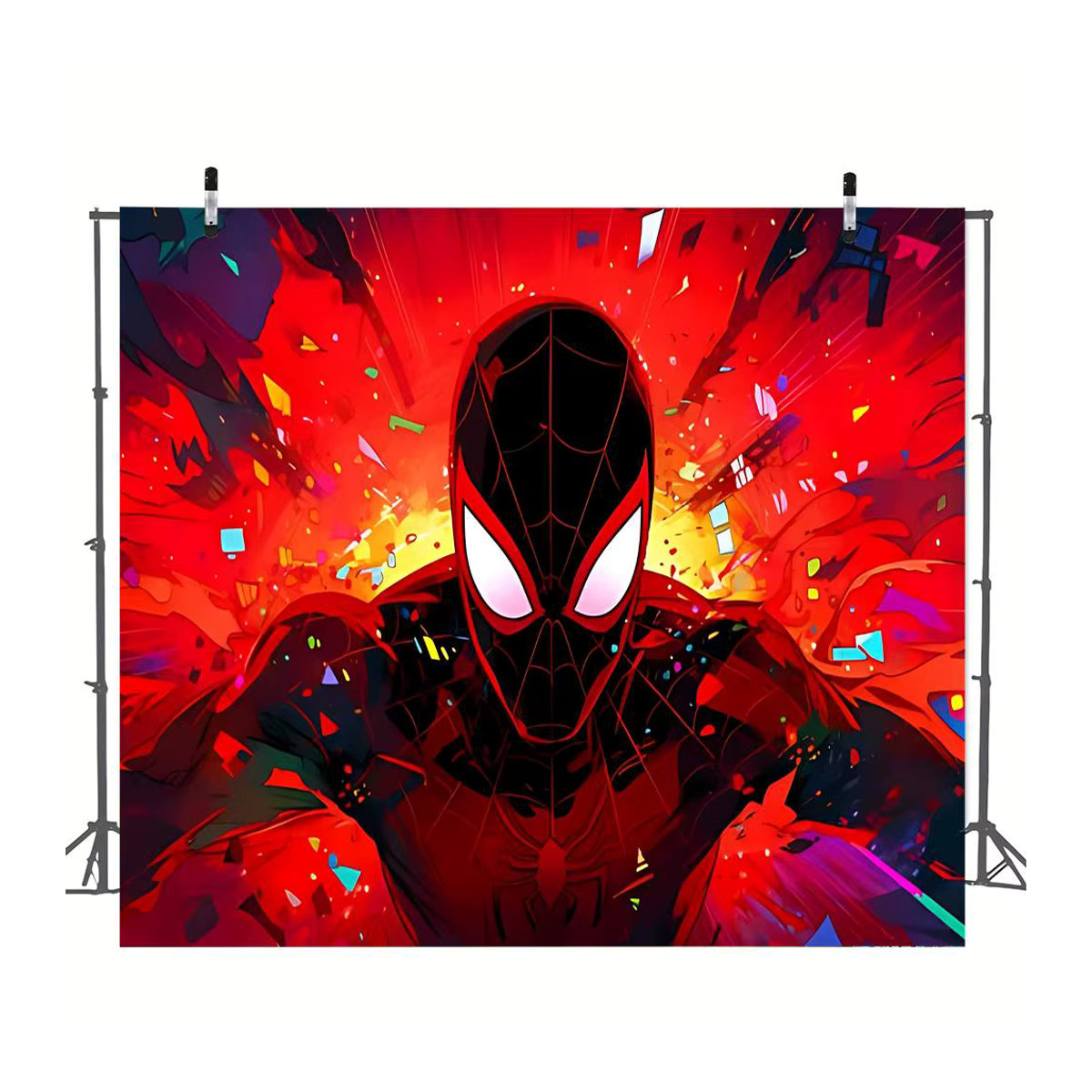 Mesuca Spider-Man Fotografie Poster für Kinder, mehrfarbig, Querformat - Bild 4