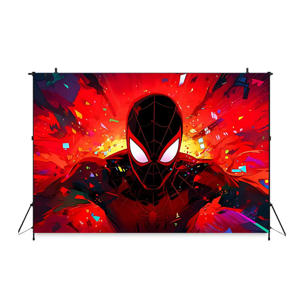 Mesuca Spider-Man Fotografie Poster für Kinder, mehrfarbig, Querformat - Bild 7