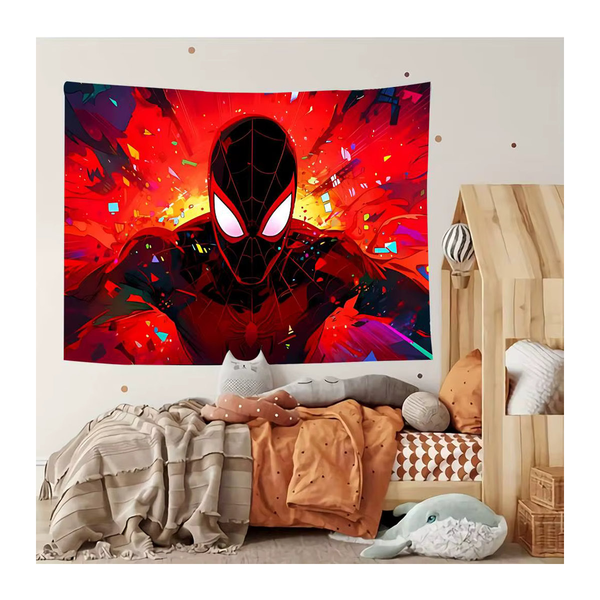 Mesuca Wandteppich Cool-S-Spider-Mans Fotodruck Wandbehang mehrfarbig rechteckig - Bild 6