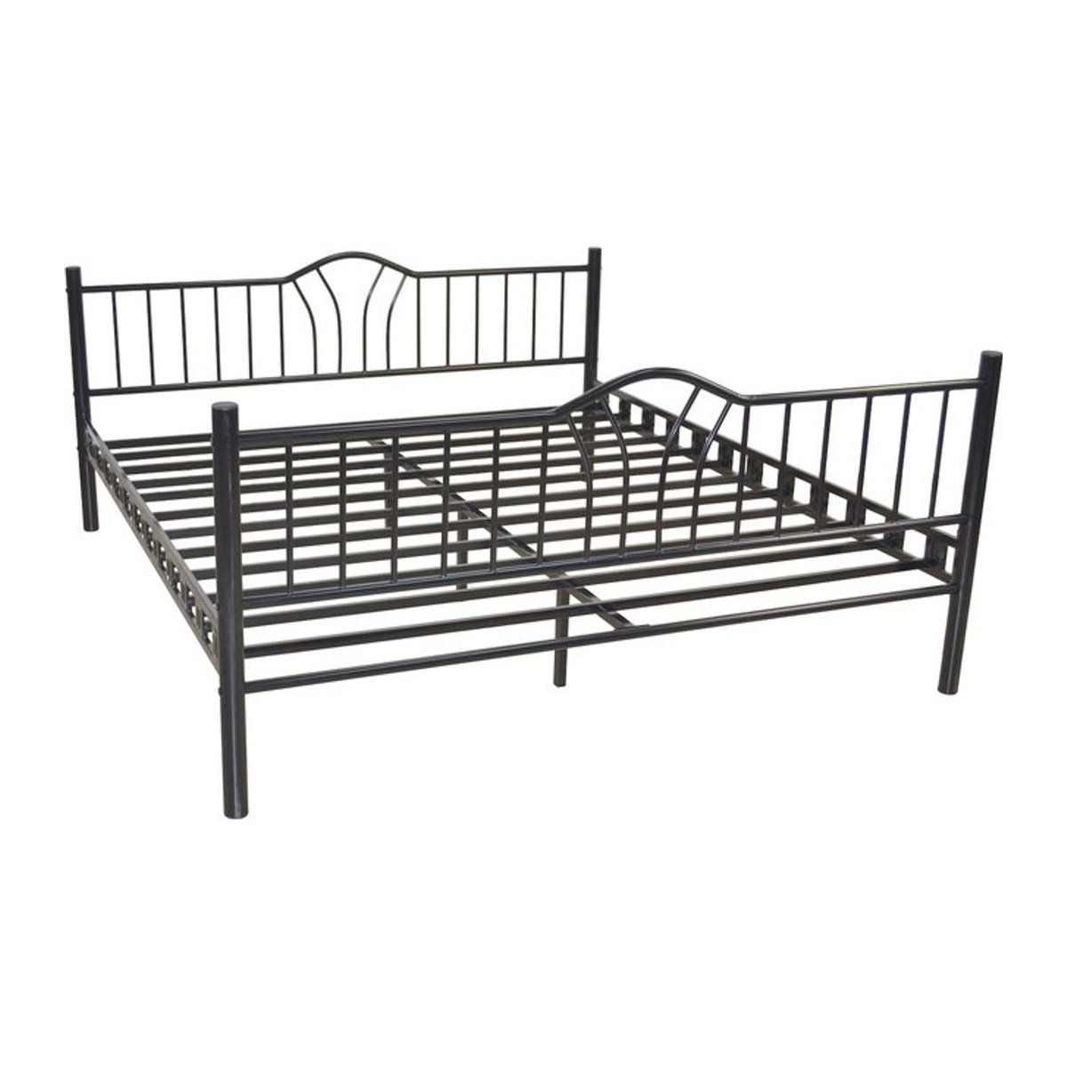 Metallbett Santi von Möbel direkt in Schwarz, B/T: 90 x 200 cm - Bild 1