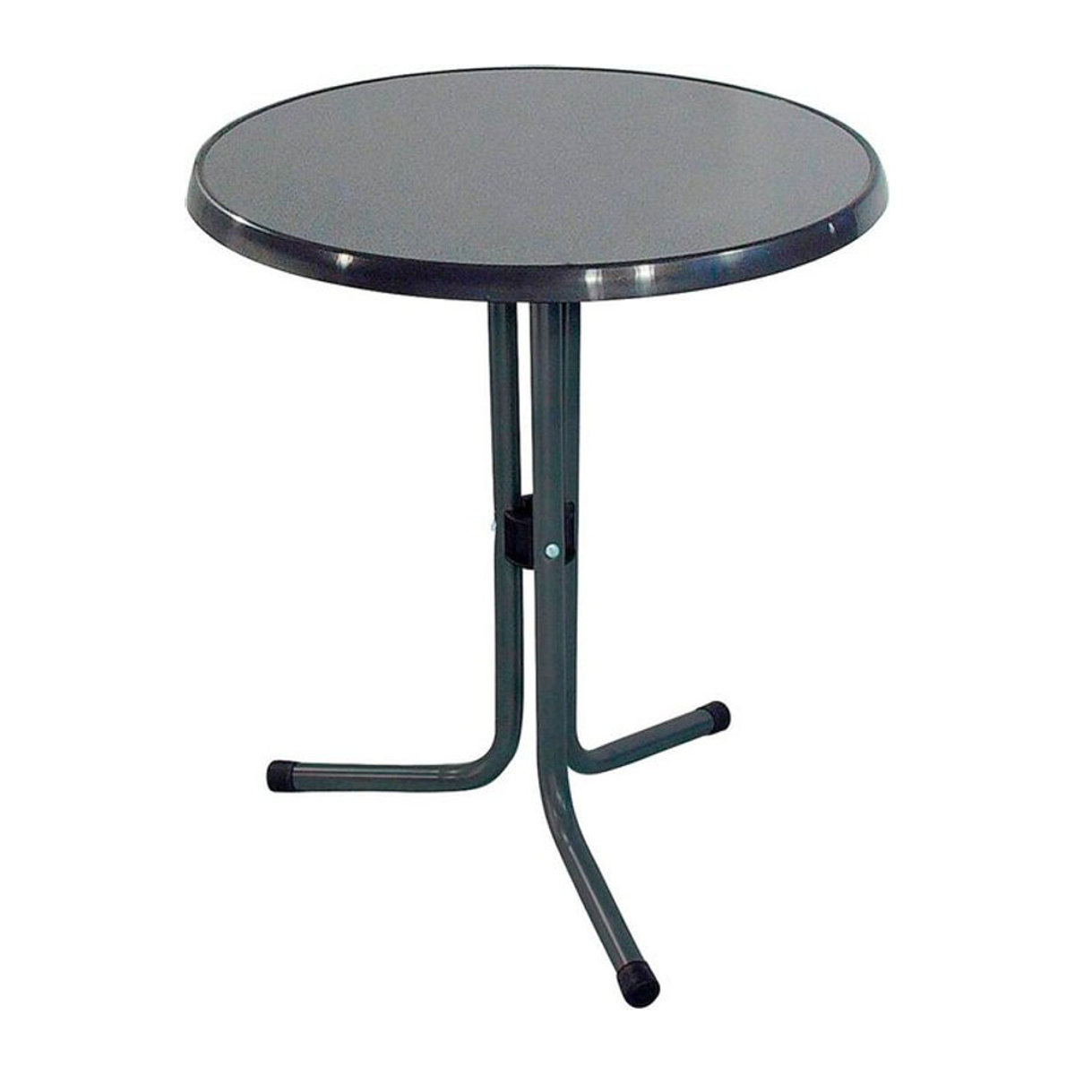 MFG Bistrotisch Sevelit rund aus Metall in Anthrazit, Durchmesser: 60 cm, Höhe: 70 cm - Bild 1