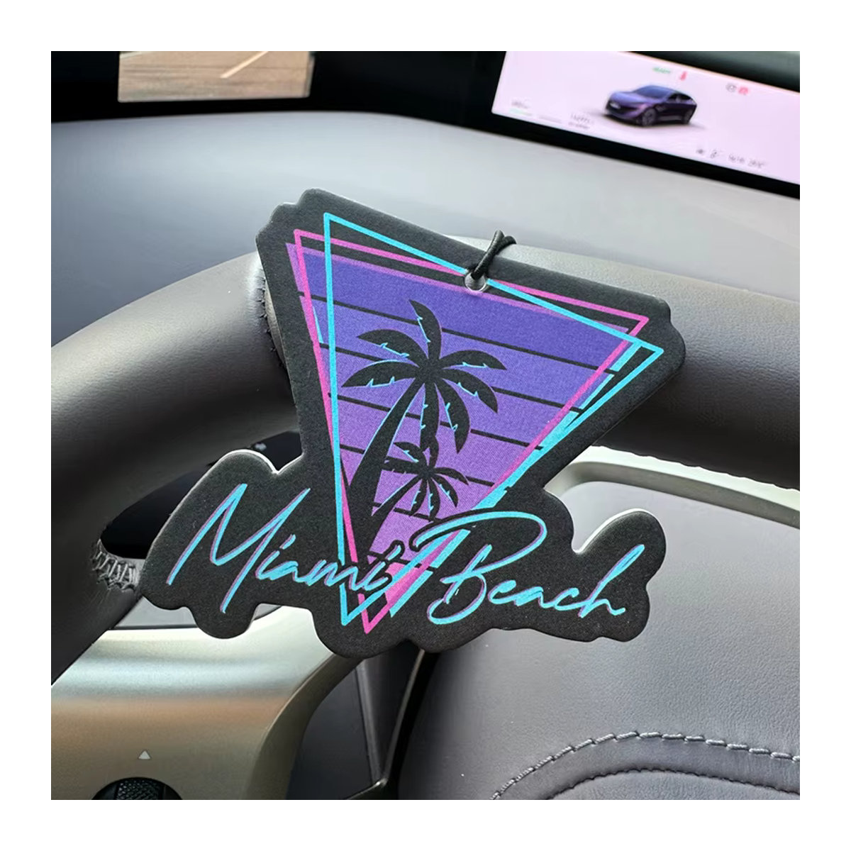 Miami Beach Bahamian Sea Breeze Duft Auto-Lufterfrischer und Kleiderschrank-Parfüm als hängendes Ornament in maritimem Design - Bild 3
