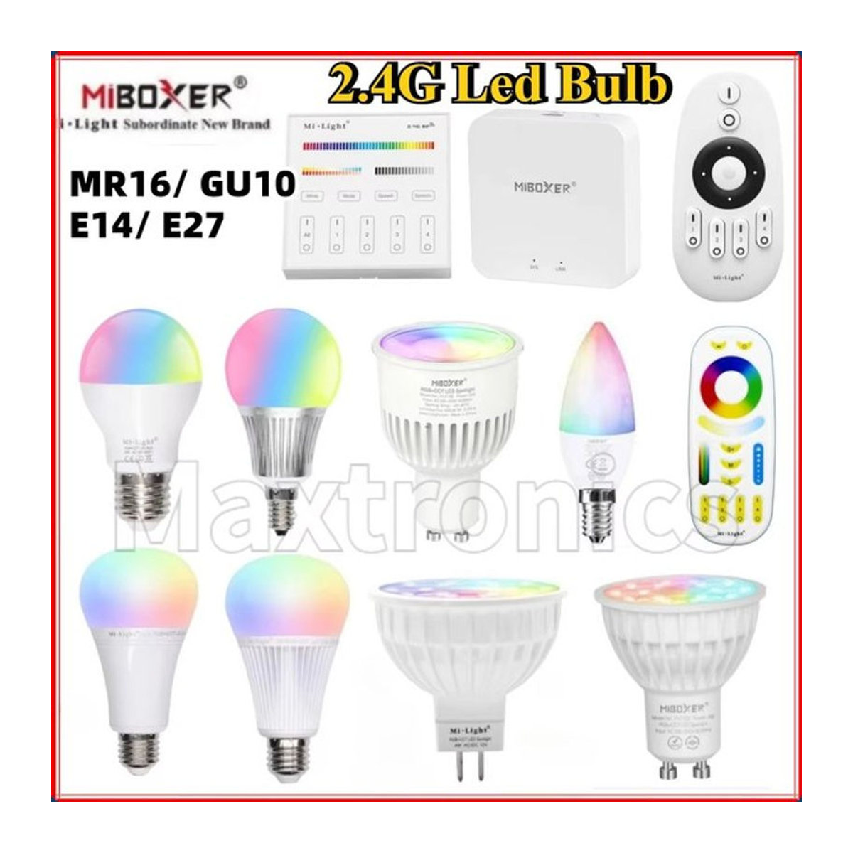 Miboxer Smart LED Strahler RGB + CCT mit WLAN Fernbedienung, Bunt - Bild 1
