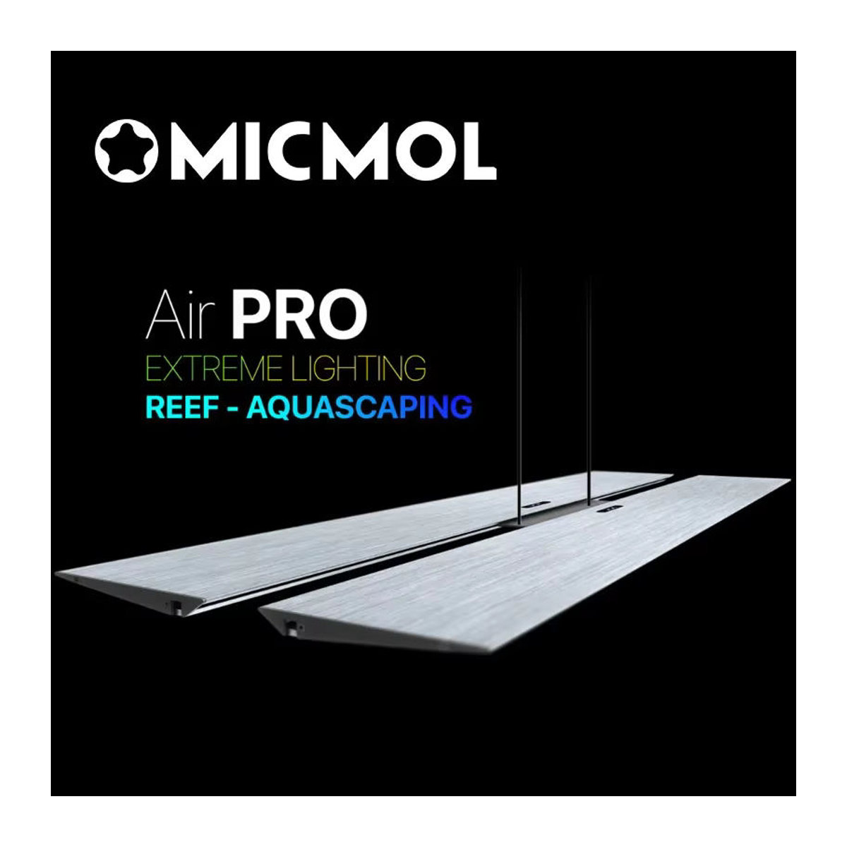 MicMol Aqua Air Pro Series Smart WIFI Control Vollspektrum-LED-Licht für Meerwasser-Aquarien im iPhone-Style - Bild 1