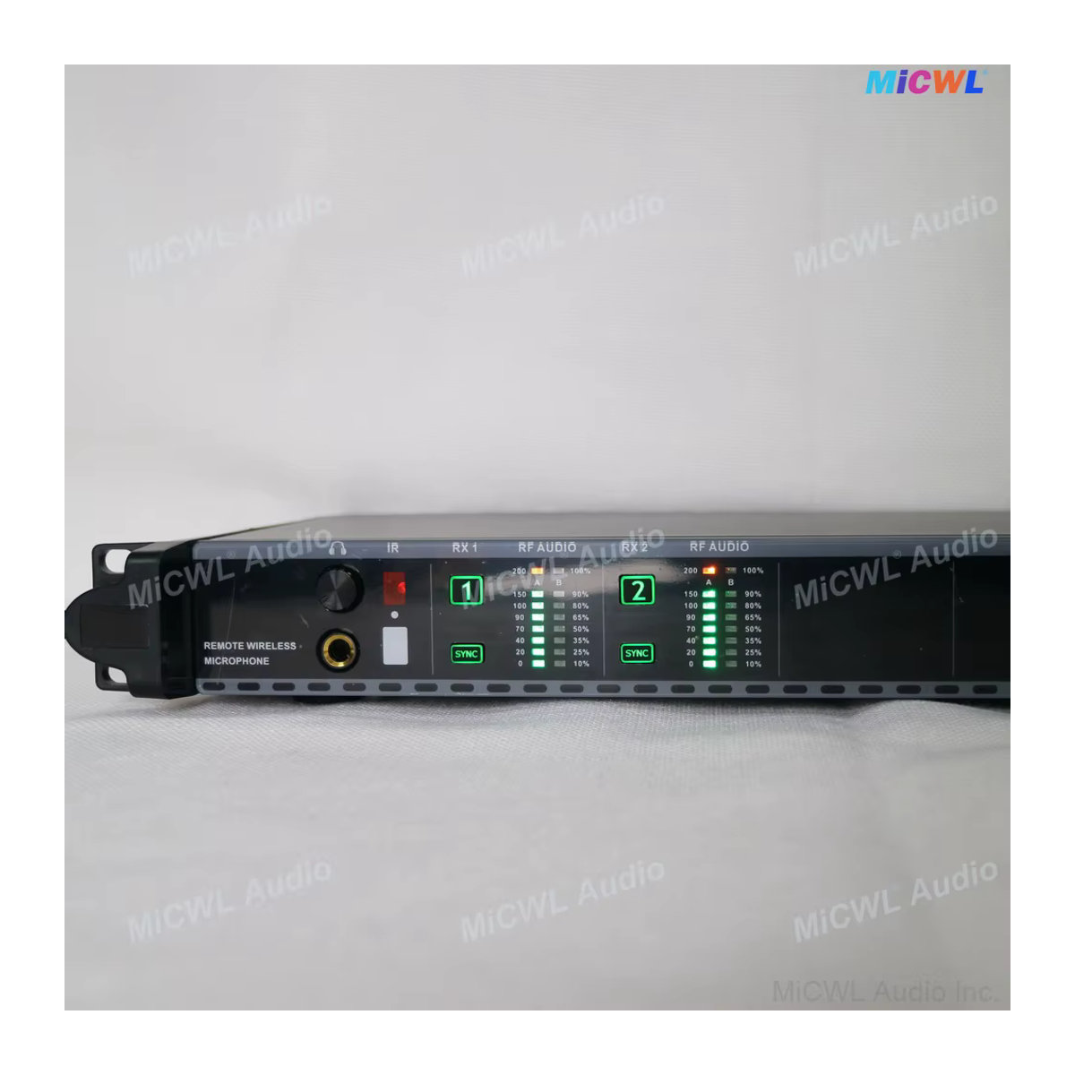 MiCWL Audio Sure Axint Beta58 Digitales drahtloses 2-Kanal Karaoke-Mikrofonsystem in Schwarz - Bild 6