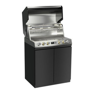 Miele Dreams Fire Pro L 4P Gasgrill in Schwarz und Edelstahl