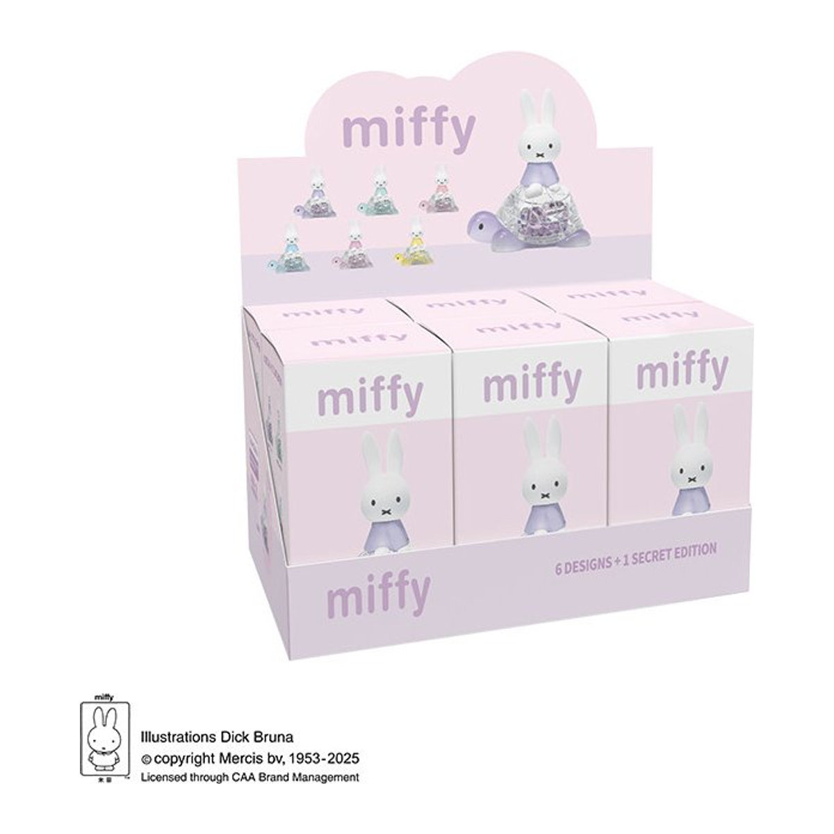 Miffy Turtle Serie Blind Box bunte Hasen- und Schildkröten-Modellfiguren aus Kunststoff zur Schreibtisch-Dekoration - Bild 1