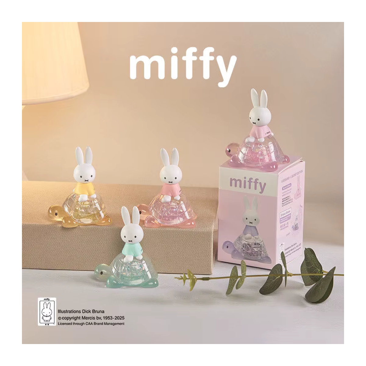 Miffy Turtle Serie Blind Box bunte Hasen- und Schildkröten-Modellfiguren aus Kunststoff zur Schreibtisch-Dekoration - Bild 2