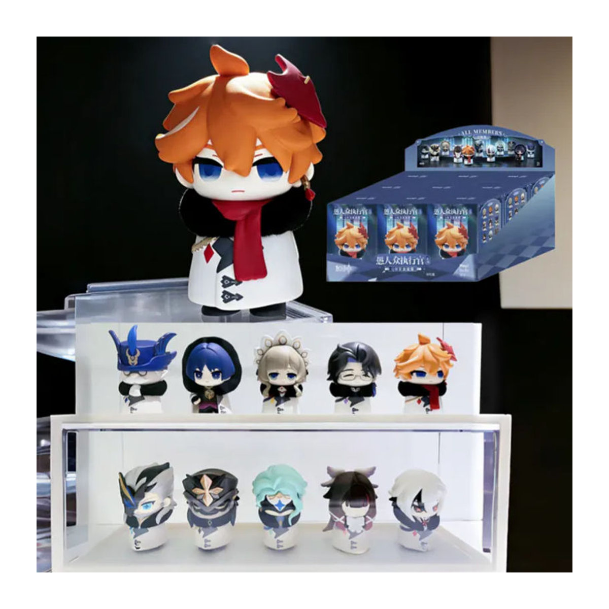 MiHoYo Genshin Impact Fatui Harbingers Blind Box Sammelfigur aus Kunststoff, mehrfarbig - Bild 1