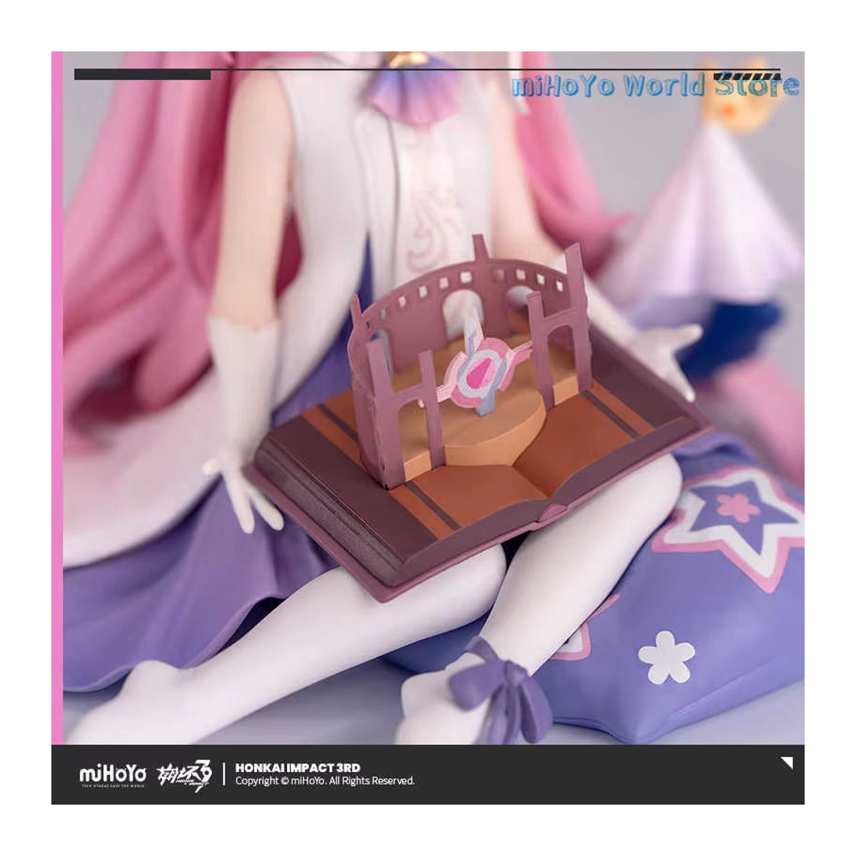 MiHoYo Honkai Impact 3 Elysia Herrscher of Human Ego PVC Modellfigur in Rosa als dekoratives Ornament - Bild 3