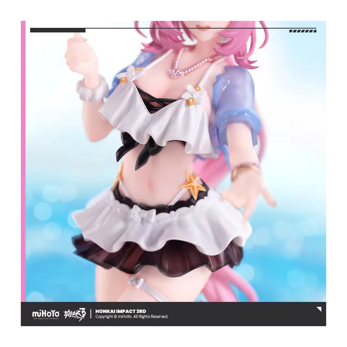 miHoYo Honkai Impact 3rd Elysia Sommerfee Miss ver. Anime Figur in Rosa, 1/8 Scale - Bild 4